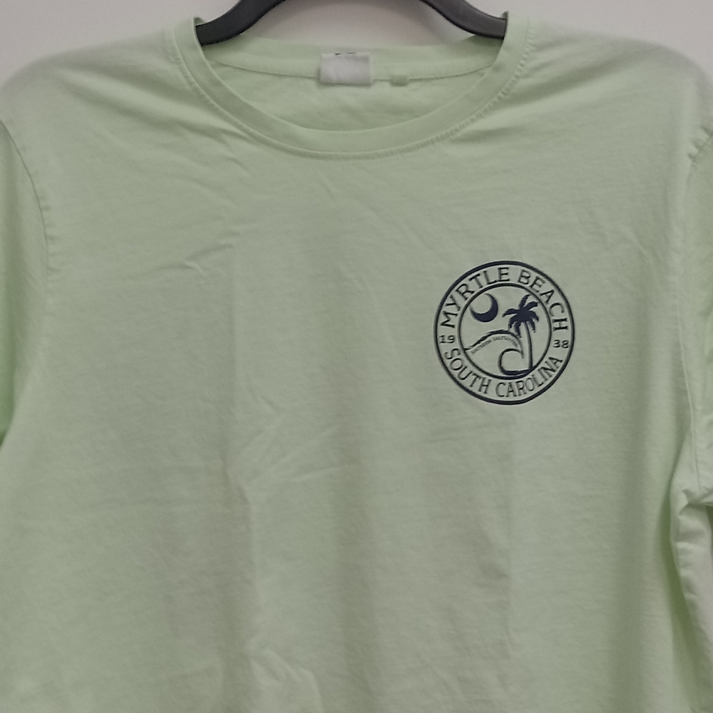 Myrtle Beach Women's Short Sleeve Tee - Light Mint - Picture 2 of 5
